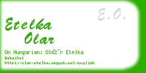 etelka olar business card